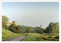 Willimoteswick Castle, Northumberland, August morning
