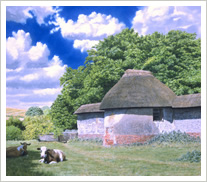 Farm buildings at Alton Priors, Wiltshire
