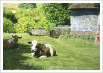 Farm buildings at Alton Priors, Wiltshire